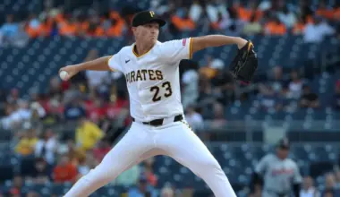 Pirates' trade candidate Mitch Keller is about to have a highly unusual night image