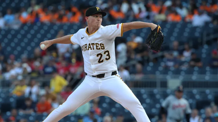 Pirates' trade candidate Mitch Keller is about to have a highly unusual night image