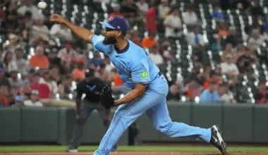 Blue Jays' Seranthony Dominguez had a wild doubleheader trade day from Orioles image