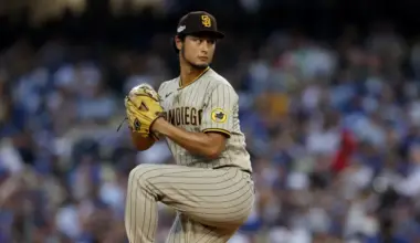 Padres' Yu Darvish on cusp of professional baseball history image