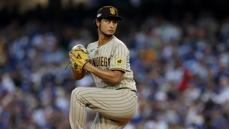 Padres' Yu Darvish on cusp of professional baseball history image