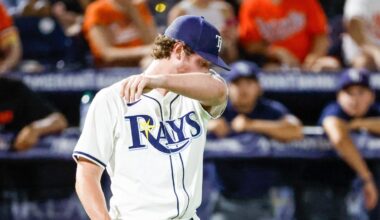 Rays shuffle struggling bullpen, send down lefty Mason Montgomery