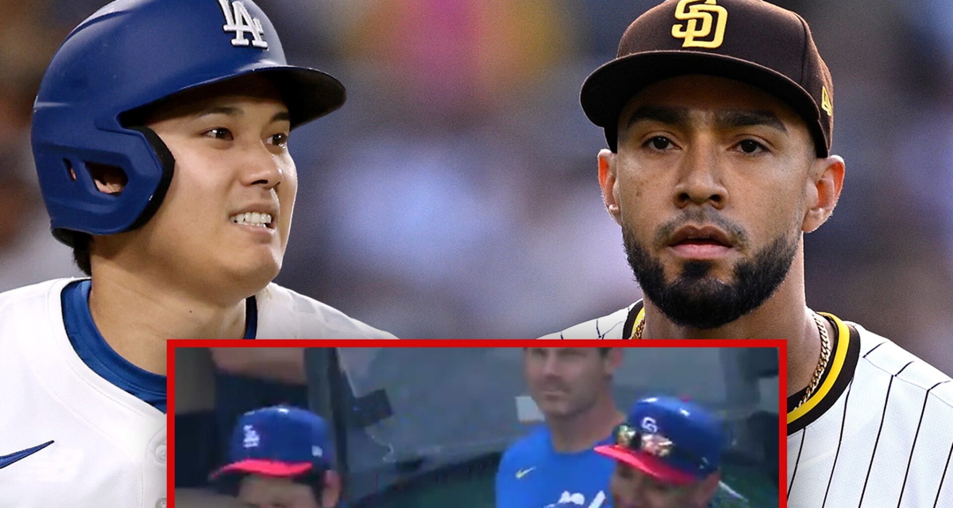 Shohei Ohtani Jokes With San Diego Padres Pitcher Over 100 MPH Hit-By-Pitch