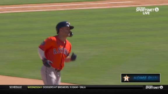 Christian Walker, Yainer Diaz and Jose Altuve homer in Astros' 5-1 win to complete sweep of Dodgers