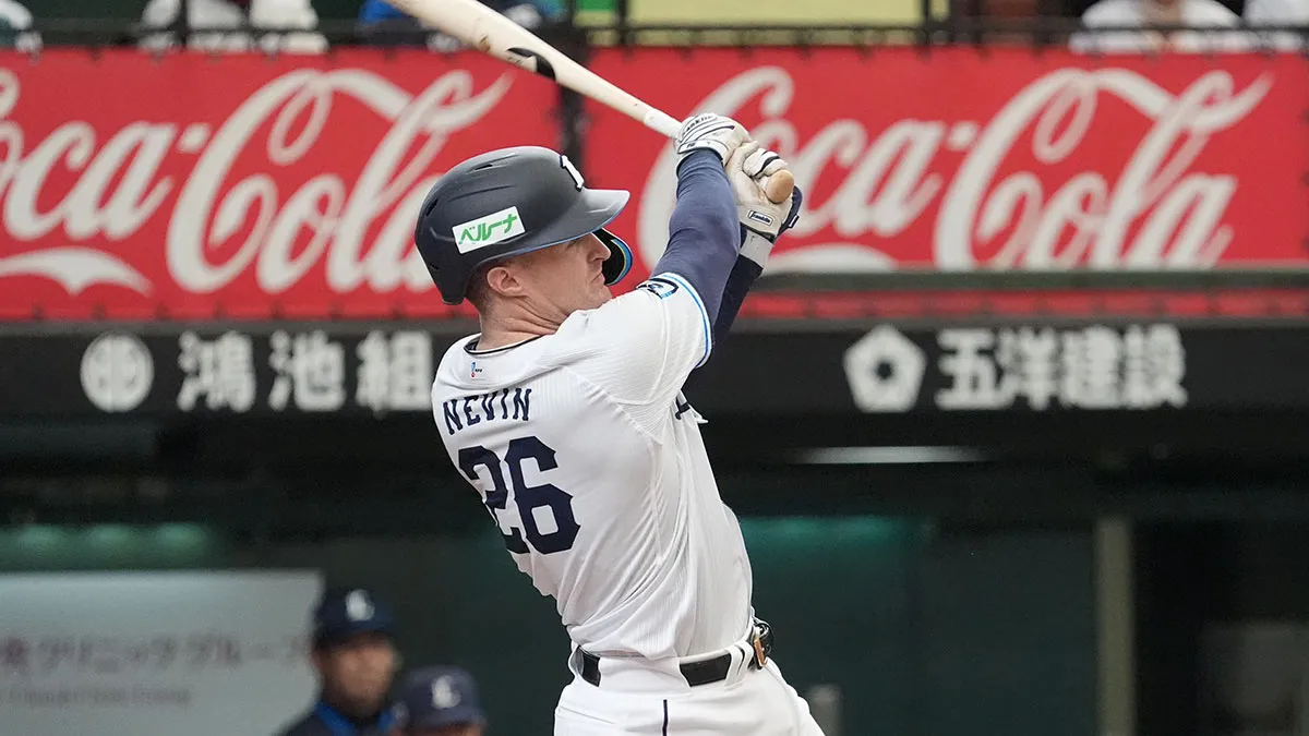 Saitama Seibu Lions player Nevin [Photo: provided by the team]