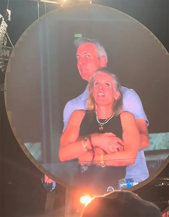 Astronomer CEO Andy Byron cuddled up with the company’s head of human resources at a Coldplay concert. TikTok/@instaagraace