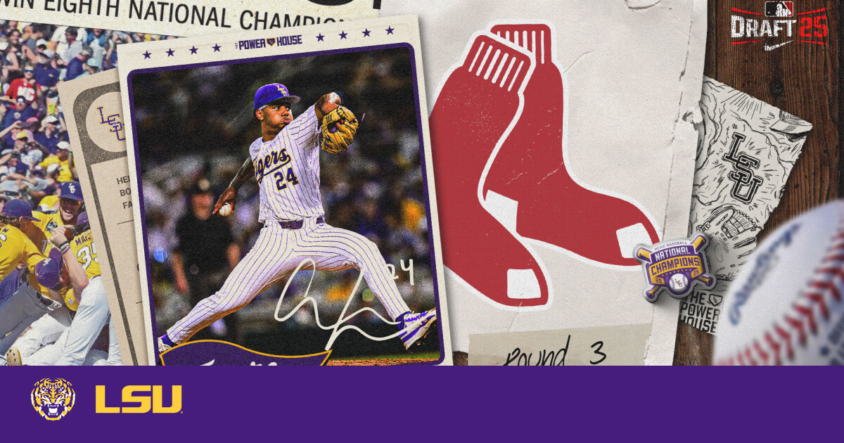 Anthony Eyanson Selected in 3rd Round of MLB Draft by Boston Red Sox – LSU