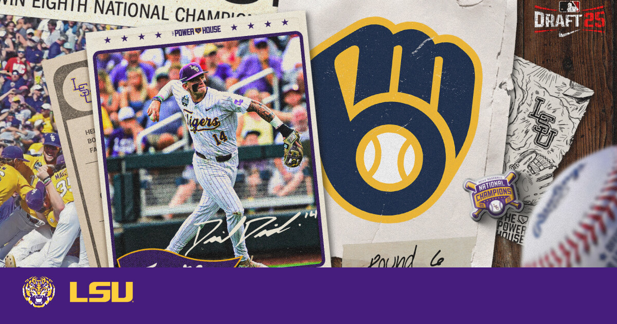 Daniel Dickinson Selected in 6th Round of MLB Draft by Milwaukee Brewers – LSU
