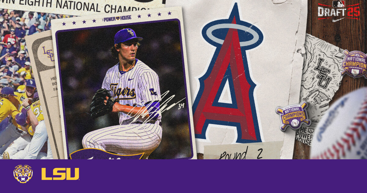 Chase Shores Selected in 2nd Round of MLB Draft by Los Angeles Angels – LSU