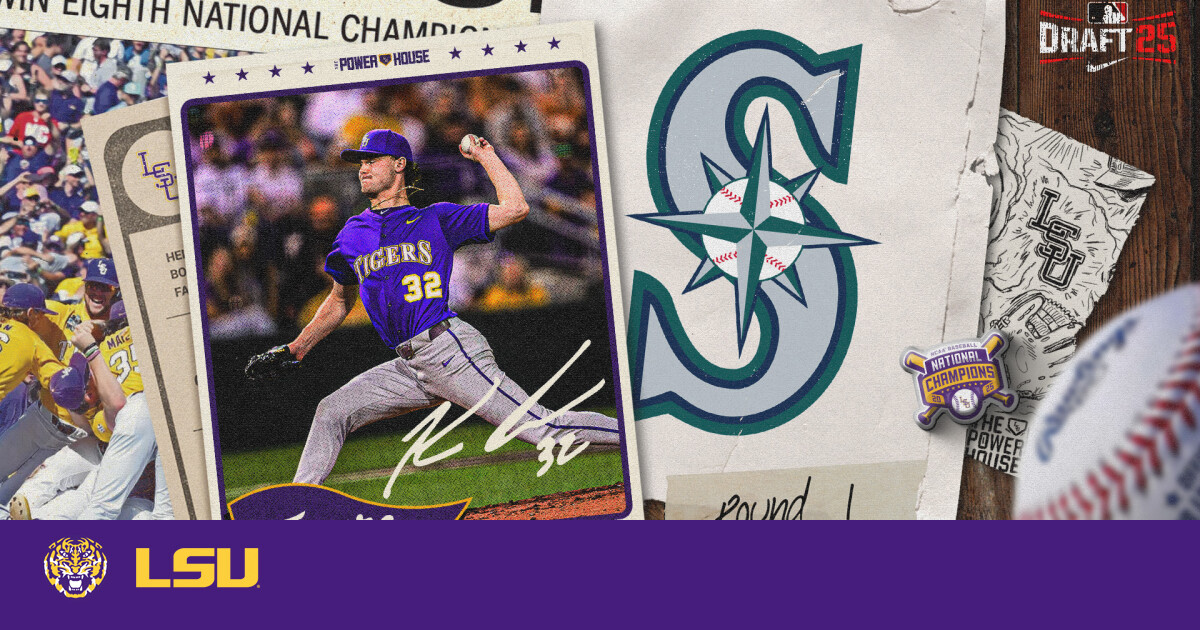 Kade Anderson Selected No. 3 Overall in MLB Draft by Seattle Mariners – LSU