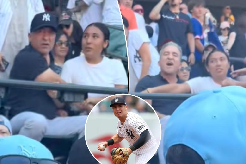 Anthony Volpe's dad sticks up for struggling Yankees star in heated argument with Mets fans