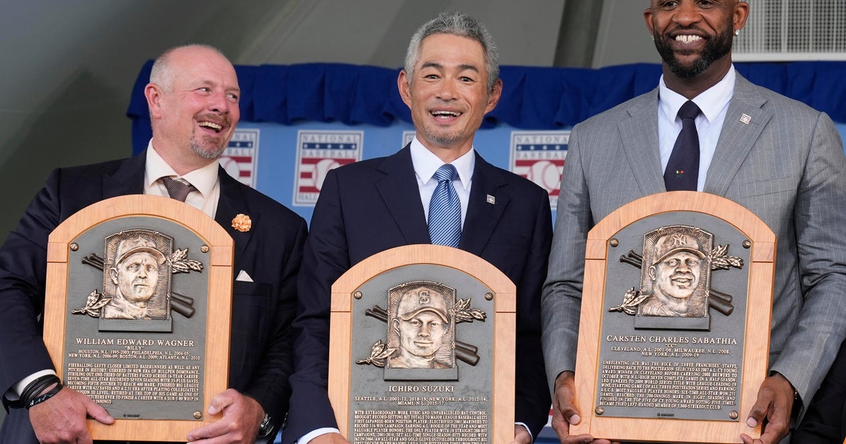 Ichiro Suzuki, CC Sabathia and Billy Wagner inducted into Baseball Hall of Fame