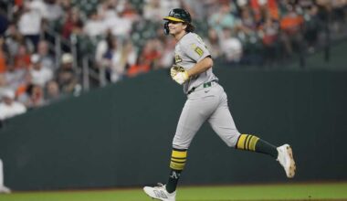 Nick Kurtz of the A's becomes first MLB rookie with 4-homer game