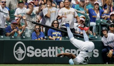 Mariners 6, Pirates 0: Raleigh blasts Falter twice