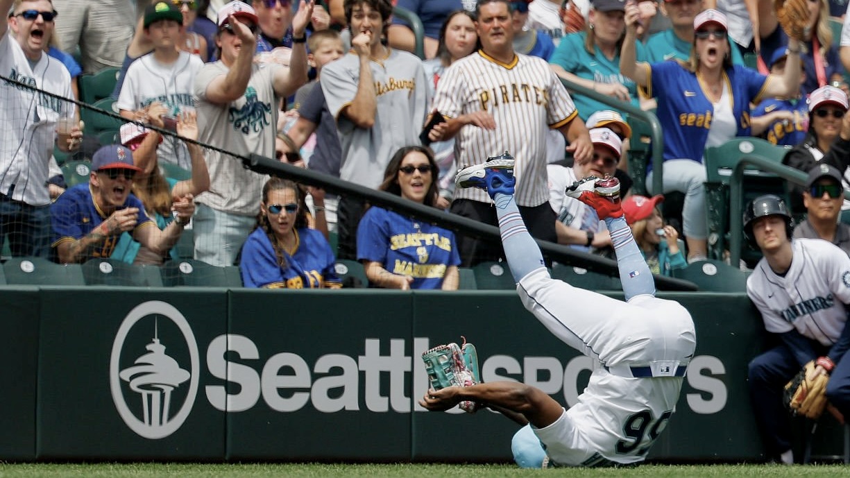 Mariners 6, Pirates 0: Raleigh blasts Falter twice