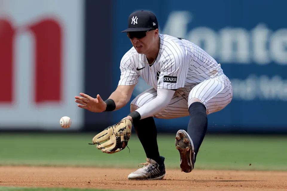 Yankees shortstop Anthony Volpe (11). Brad Penner-Imagn Images