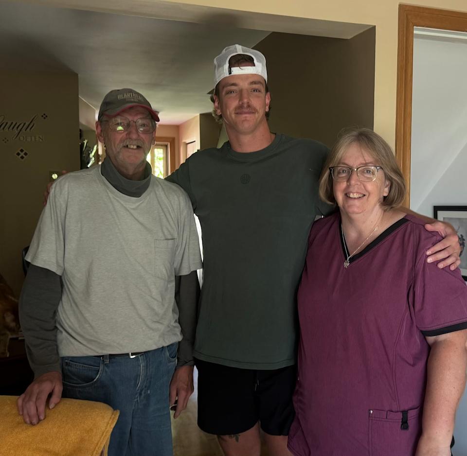 Somersett said his parents, Paul and Lorna, would never miss watching a Blue Jays game at home.