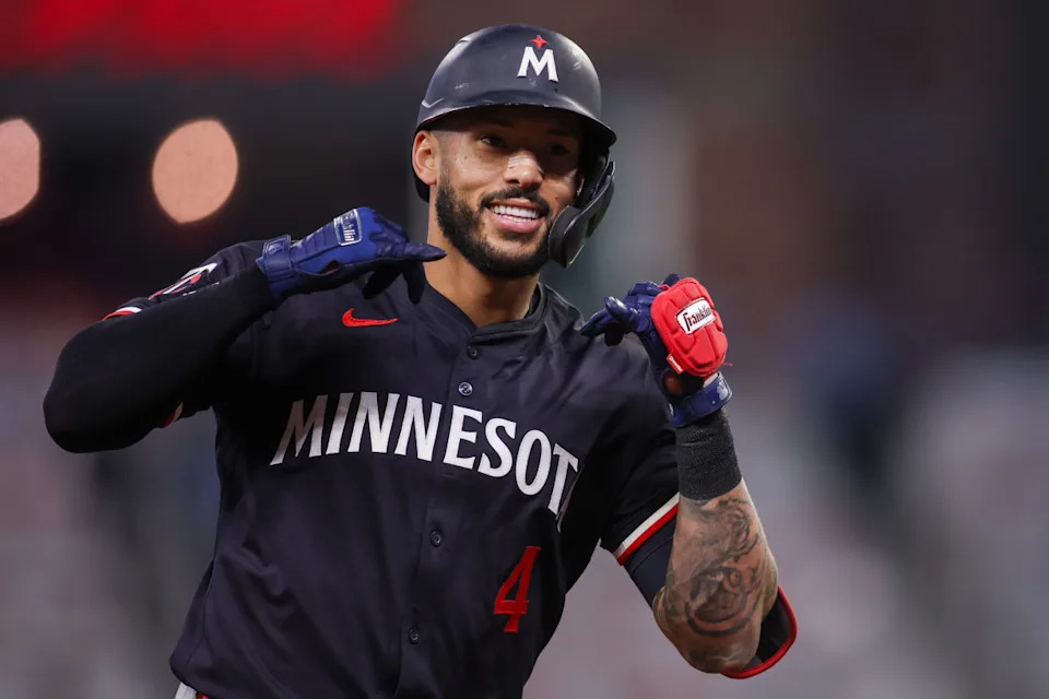 Minnesota Twins shortstop Carlos Correa (4)Brett Davis-Imagn Images