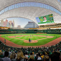 Behind Home Plate - Render. Image © Negativ BIG and HNTB Reveal New Renderings for the Athletics' Upcoming Ballpark in Las Vegas - Image 3 of 9