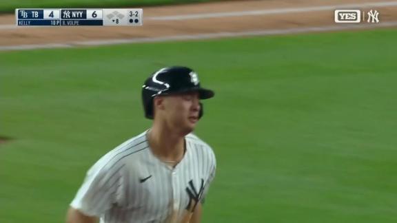 Yankees come back to beat Rays 7-5 behind Bellinger, Volpe and Fried