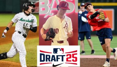 Maika Niu, Joey Lorenzini, Carson Brumbaugh, Arkansas baseball, 2025 MLB Draft