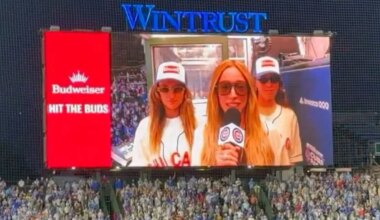 Cubs Fans Less Than Impressed With Alex Cooper Singing ‘Take Me Out to the Ballgame’