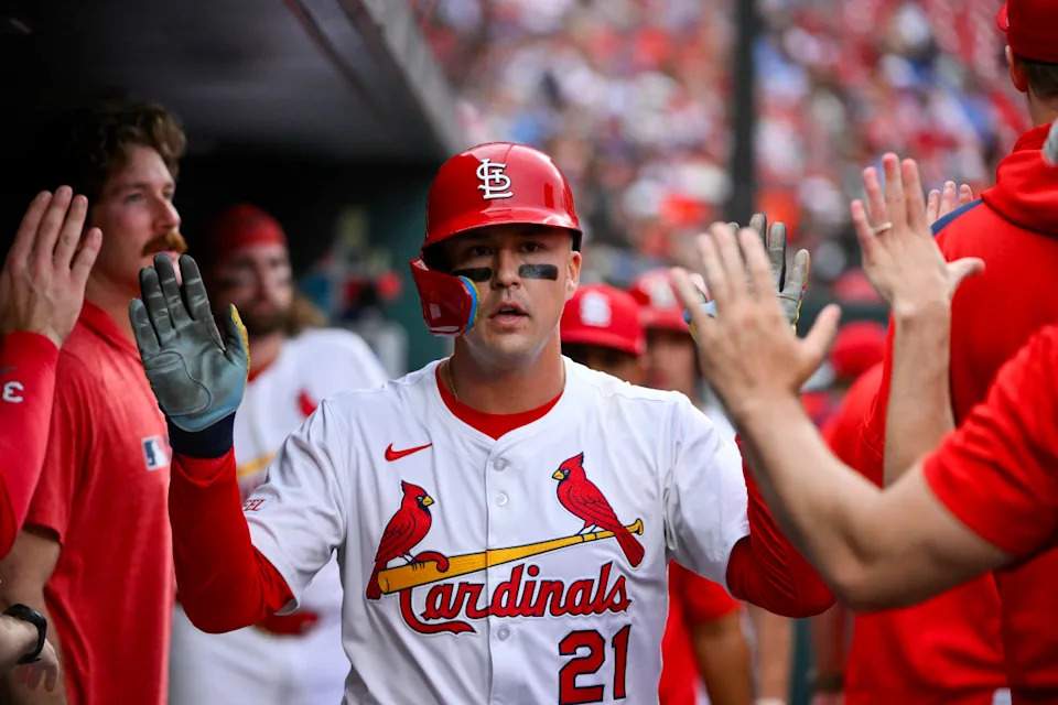 St. Louis Cardinals left fielder Lars Nootbaar (21)© Jeff Curry-Imagn Images&NewLine;&NewLine;