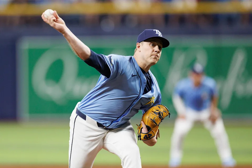 May 22, 2024; St. Petersburg, Florida, USA; Tampa Bay Rays pitcher Phil Maton (88) throws a pitch against the Boston Red Sox in the seventh inning at Tropicana Field. Mandatory Credit: Nathan Ray Seebeck-USA TODAY Sports