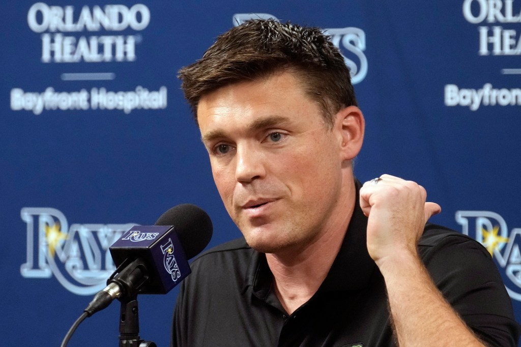 Erik Neander, Tampa Bay Rays president of baseball operations. 