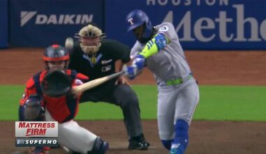 Wyatt Langford and Adolis García HRs help Rangers to a 7-3 victory over Astros