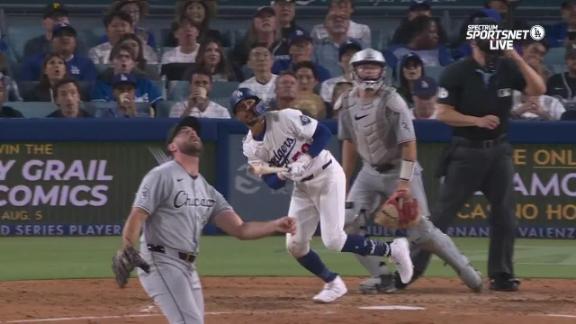 Dustin May's perfect game bid broken up in Dodgers' sweep of White Sox