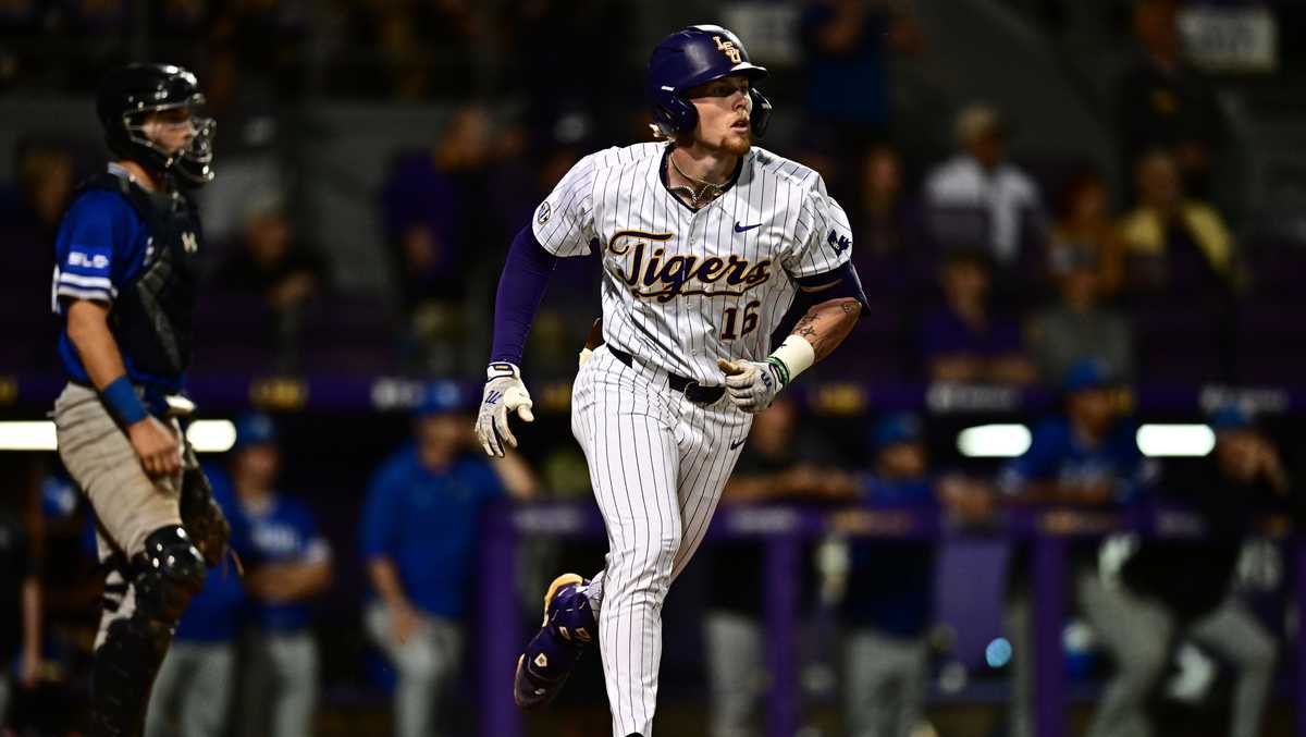 Louisiana native, LSU outfielder Ethan Frey selected 95th overall by the Houston Astros