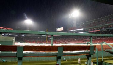 Reds, Red Sox suspended because of rain, will finish as part of doubleheader Wednesday