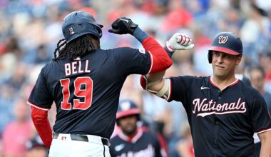 Josh Bell and Daylen Lile lead Nationals in 10-8 win over Reds