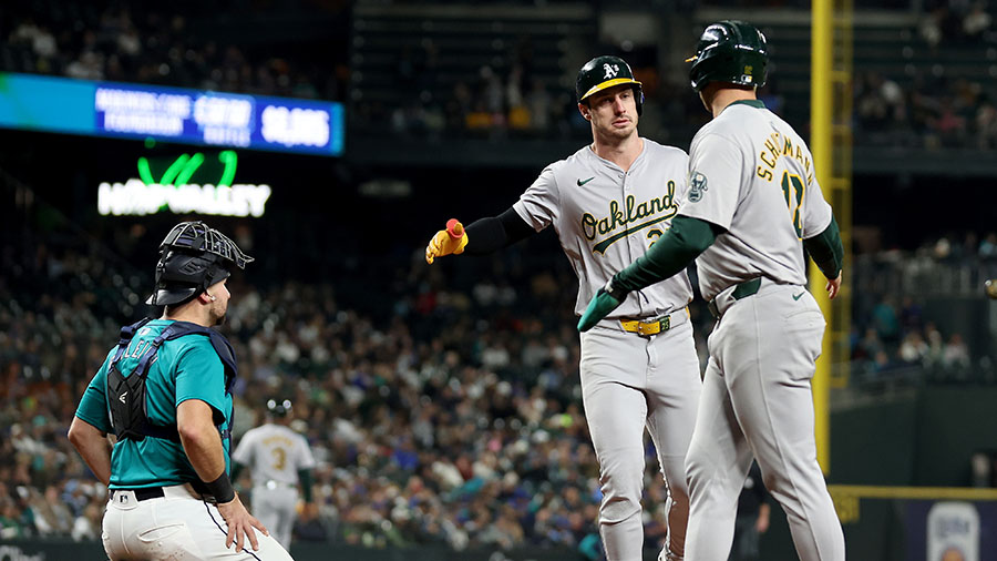 Home Run Derby AL West Brent Rooker Cal Raleigh Seattle Mariners Athletics...