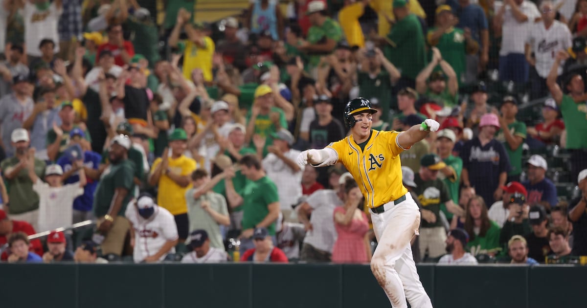 Braves fall to A’s in extra innings - WGAU Radio