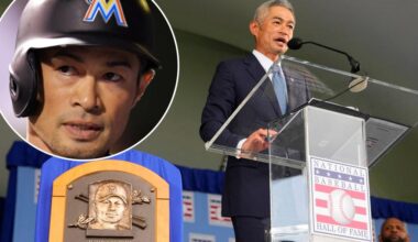 Ichiro delivers savage Marlins joke during Hall of Fame speech