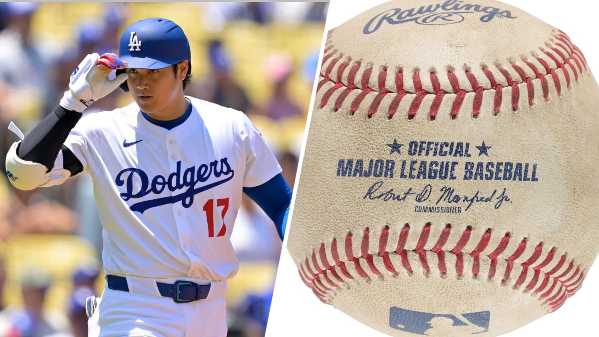 Shohei Ohtani’s 300th home run baseball headlines auction – NBC Los Angeles