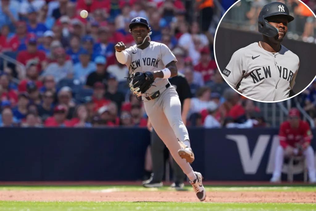 Yankees finally moving Jazz Chisholm back to second base