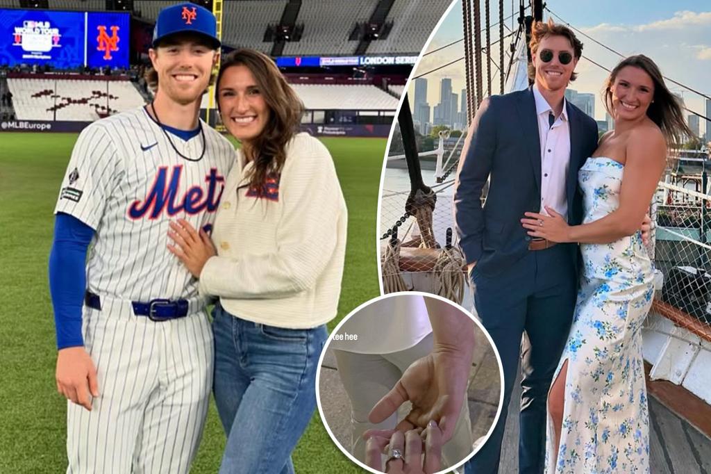 Mets infielder Brett Baty gets engaged in Cape May