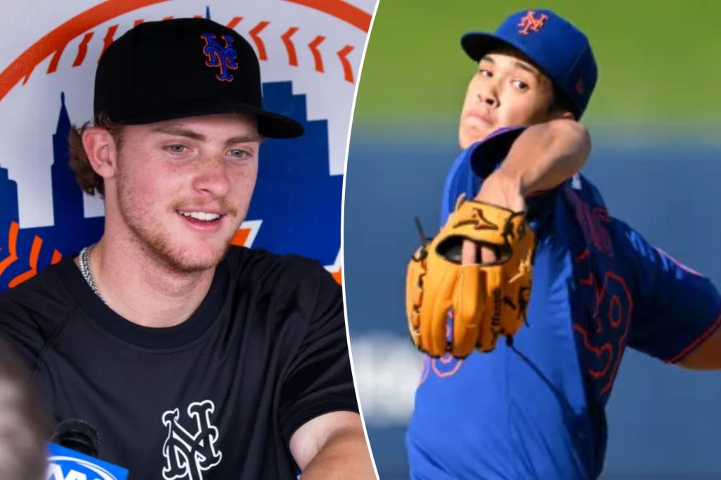 Jonah Tong, Carson Benge representing Mets in Futures Game