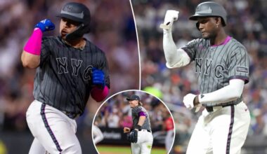 Mets' young trio provides spark in win over Angels