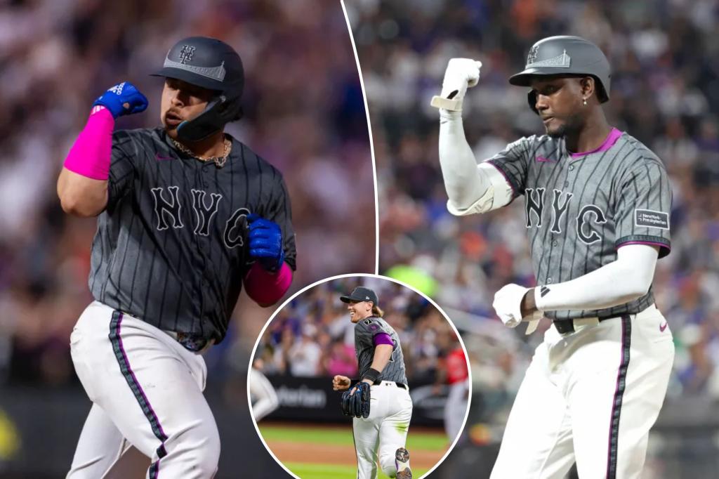 Mets' young trio provides spark in win over Angels