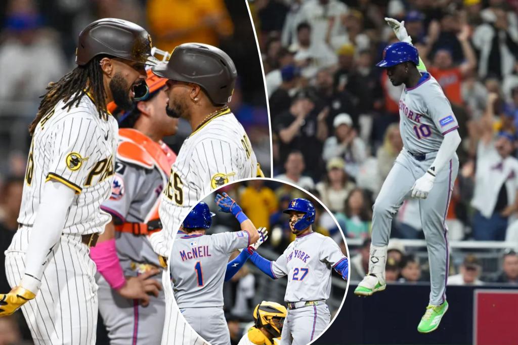 Mets waste homer heroics in wild loss to Padres that snaps win streak