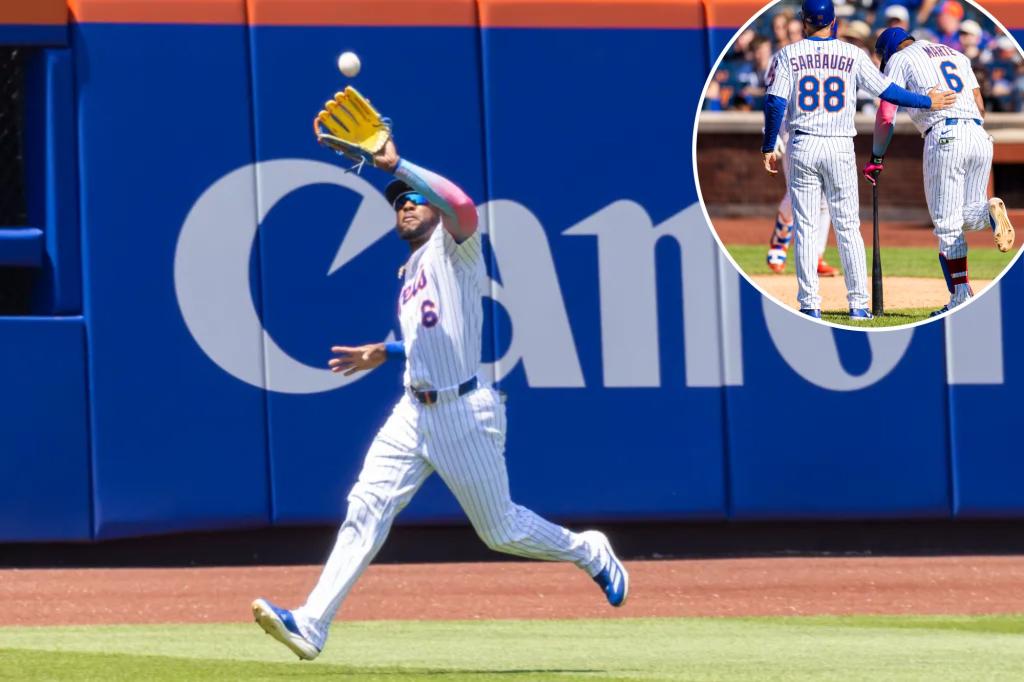 Starling Marte's knee latest Mets injury concern after rare start in field