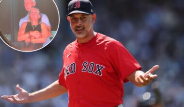 Red Sox manager Alex Cora attended viral Coldplay concert