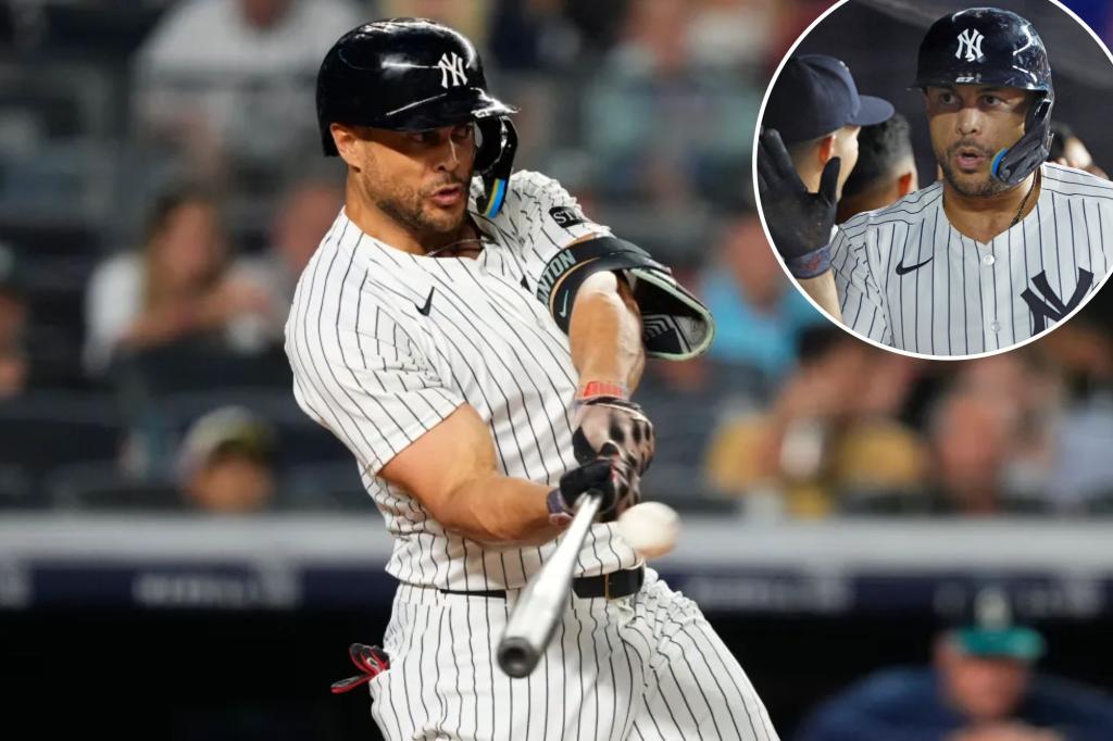 Giancarlo Stanton's first career pinch-hit homer sparks Yankees comeback