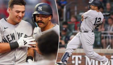 Trent Grisham blasts late grand slam to top Braves in slugfest