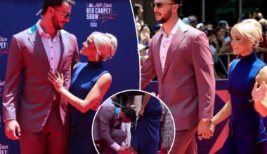 Paul Skenes gives Livvy Dunne helping hand at MLB All-Star red carpet