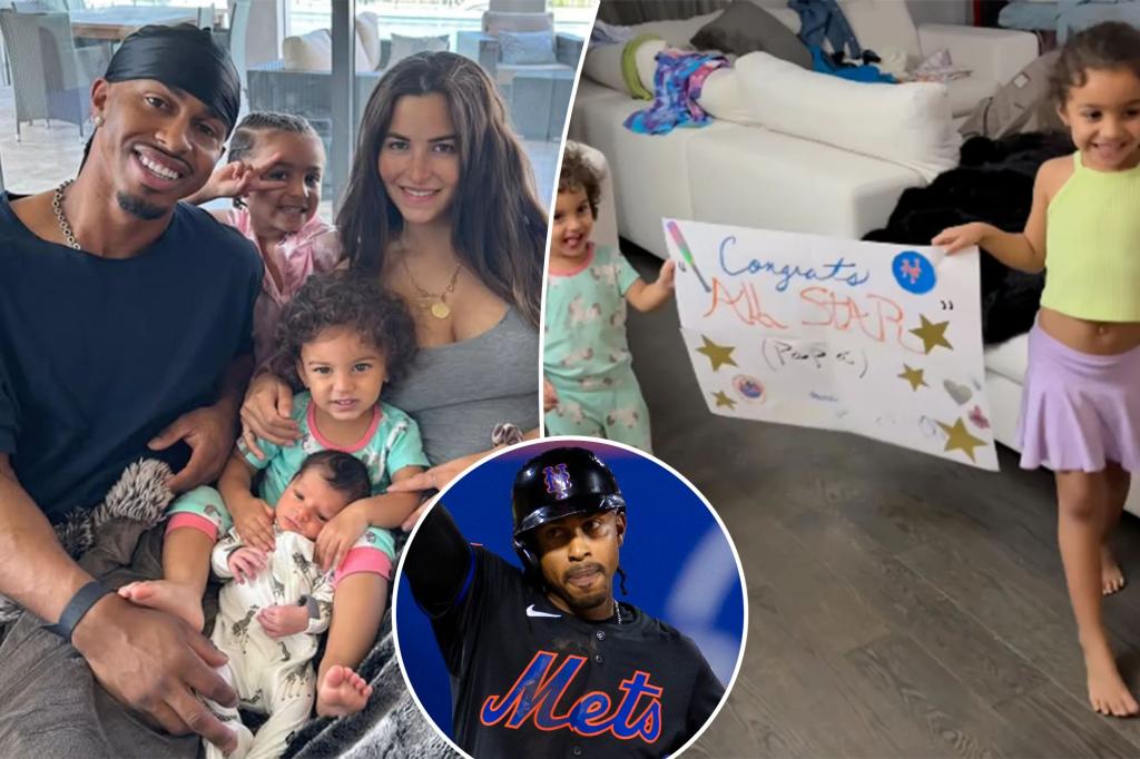 Francisco Lindor's wife, kids celebrate his All-Star nod in sweet scene